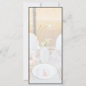 moderne huwelijksdiner uitnodiging (Achterkant)