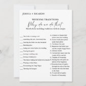 Moderne Huwelijkstradities Vrijgezellenfeest Game Aankondiging (Voorkant)