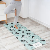 Moderne I heb meer ruimte-zwart katapatroon nodig Yogamat