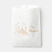 Moderne id Mubarak Happy Eid Bedankzakje (Voorkant)