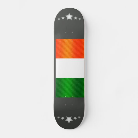 Moderne Ierse vlag Skateboard (Voorkant)