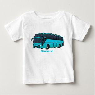 Moderne illustratie cartoon passagiersbus