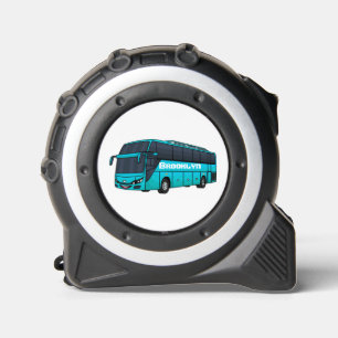 Moderne illustratie cartoon passagiersbus rolmaat