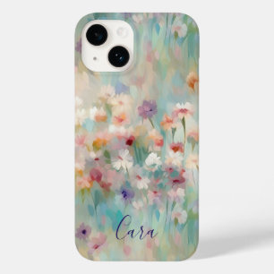 Moderne impressionistische bloemen Case-Mate iPhone 14 hoesje