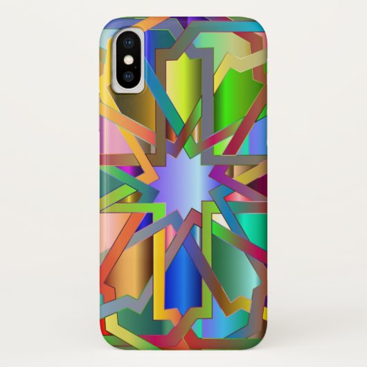 Moderne Indiase afdrukdraagtas met iPhone Case-Mate iPhone Case (Achterkant)