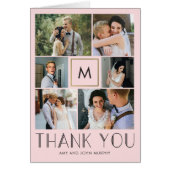 Moderne Initiaal EDITABLE KLOR Hartelijk dank (Voorkant)