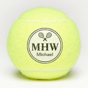 Moderne Initialen Tennisballen