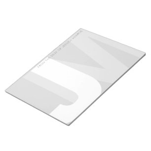 Moderne Initialen van het bureau van de Blocnote