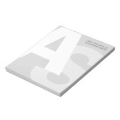 Moderne Initialen van het bureau van de Blocnote (Gedraaid)