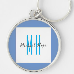 Moderne Initialen voor monogram Sleutelhanger