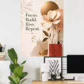 Moderne Inspirerende Citat Print (Thuiskantoor)