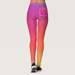Moderne Instagram Influencer Zonsondergang Ombre D Leggings