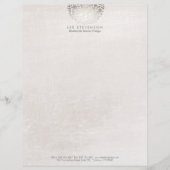 Moderne interieurontwerper Monochromatische neutra Briefhoofd Ontwerp (Voorkant)