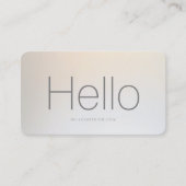 Moderne interieurontwerper Silver Visitekaartje (Voorkant)