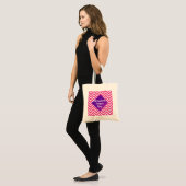 Moderne Internationale Vrouwendag roze Tote Bag (Voorkant (model))
