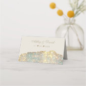 Moderne Iridescent Holographic Glitter Wedding (Achterkant)