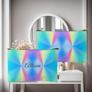Moderne iriserende pastel regenboogkleurig etui