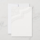 Moderne islamitische Eid Mubarak Note Kaart (Achterkant)