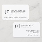 Moderne IT-professional Visitekaartje (Voorkant / Achterkant)