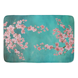 Moderne Italiaanse bloemrijke elegantie Badmat