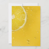 Moderne Italiaanse zomer bruiloft Save The Date (Achterkant)