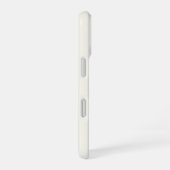 Moderne Ivoor Gouden Script Monogram iPhone 16 Hoesje (Rechterkant)