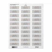 Moderne Ivoren Blush Romantische Parel Neutrale Hu Etiket (Full Sheet)