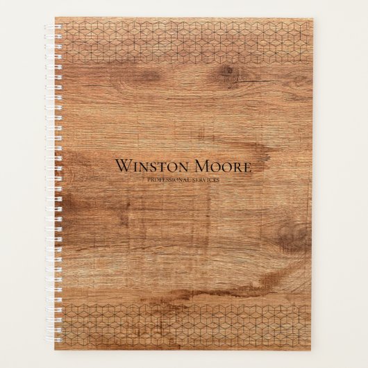 Moderne jaarplank voor Geometrische patronen van h Planner (Voorkant)