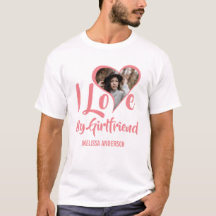 Moderne J'aime ma petite amie T-Shirt photo de c