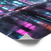 Moderne Japanse toekomst Poster (Hoek)