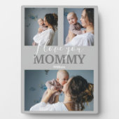 Moderne Je t'aime maman | 3 Plaque de collage phot (Devant)