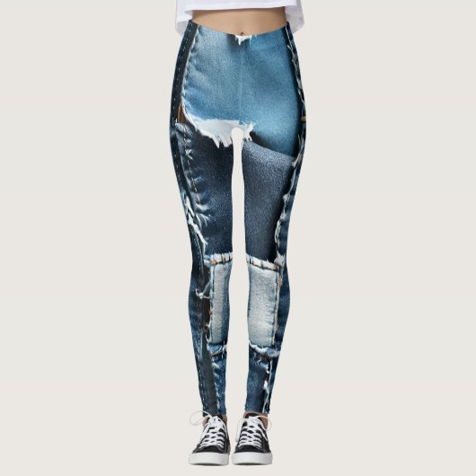 Moderne jeans Leggings (Voorkant)