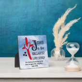 Moderne JEZUS HET GROOTSTE LIEFDESVERHAAL Pasen Fotoplaat (Insitu)