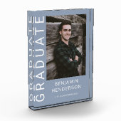 Moderne Jongen Afstuderen Fotoblokken (Links)
