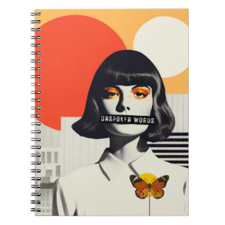 Moderne | Journal Carnet des "mots non parlés"