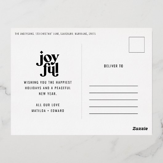 moderne joyeuse 3 feuille photo carte postale vaca (Verso)