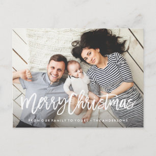Moderne Joyeux Carte photo