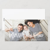 Moderne Joyeux Carte photo (Devant / Derrière)