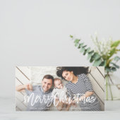 Moderne Joyeux Carte photo (Debout devant)