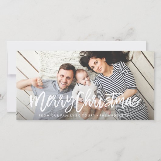 Moderne Joyeux Carte photo (Devant)
