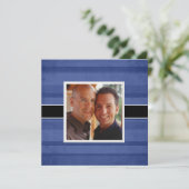 Moderne Jubileum Dinner Party Photo Invitations Kaart (Staand voorkant)