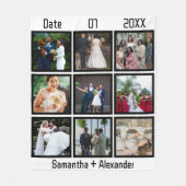 Moderne Jubileum voor aangepaste weddenschappen 9 Fleece Deken (Voorkant)