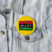 Moderne JUNETEENTH Echt vrij Ronde Button 7,6 Cm (In situ)