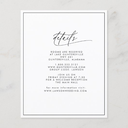 Moderne kaart met details (Voorkant)