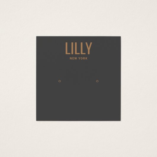 Moderne Kaart met zwarte koolstof voor het oormerk (Voorkant)