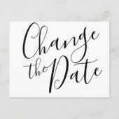 Moderne kaart om de datum van uitstel van een even (Voorkant)