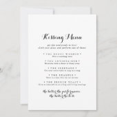 Moderne Kaart van het menu Spel van het Verzoenen  (Voorkant)