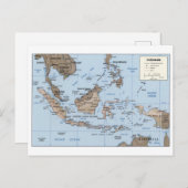 Moderne kaart van Indonesië (Voorkant / Achterkant)