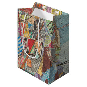 Moderne kaart van New York I Medium Cadeauzakje