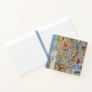 Moderne kaart van New York I Notitieboek
